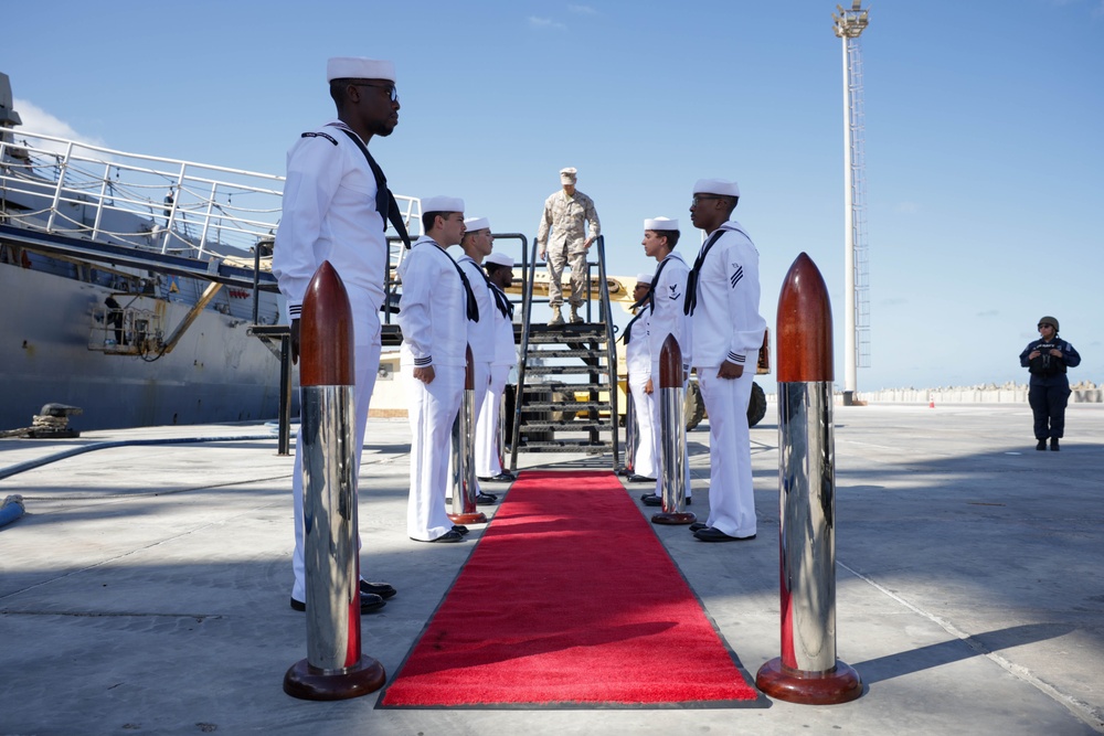 BRIGHT STAR 25 Command Post Exercise Commander visits USS Truxtun