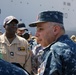 U.S., Egyptian, Cypriot, Greek, Italian, Qatari and Saudi Arabian Sailors capture a photo during Bright Star 2025