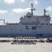 U.S., Egyptian, Cypriot, Greek, Italian, Qatari and Saudi Arabian Sailors capture a photo during Bright Star 2025