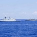 The USS Truxtun Sails in formation with partner nations