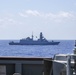 The USS Truxtun Sails in formation with partner nations