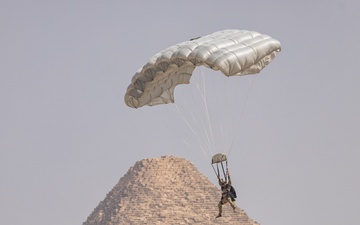 BRIGHT STAR 25: Military Free Fall over The Great Pyramids of Giza