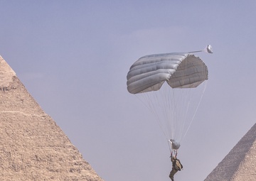 BRIGHT STAR 25: Military Free Fall over The Great Pyramids of Giza