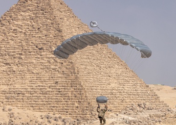 BRIGHT STAR 25: Military Free Fall over The Great Pyramids of Giza