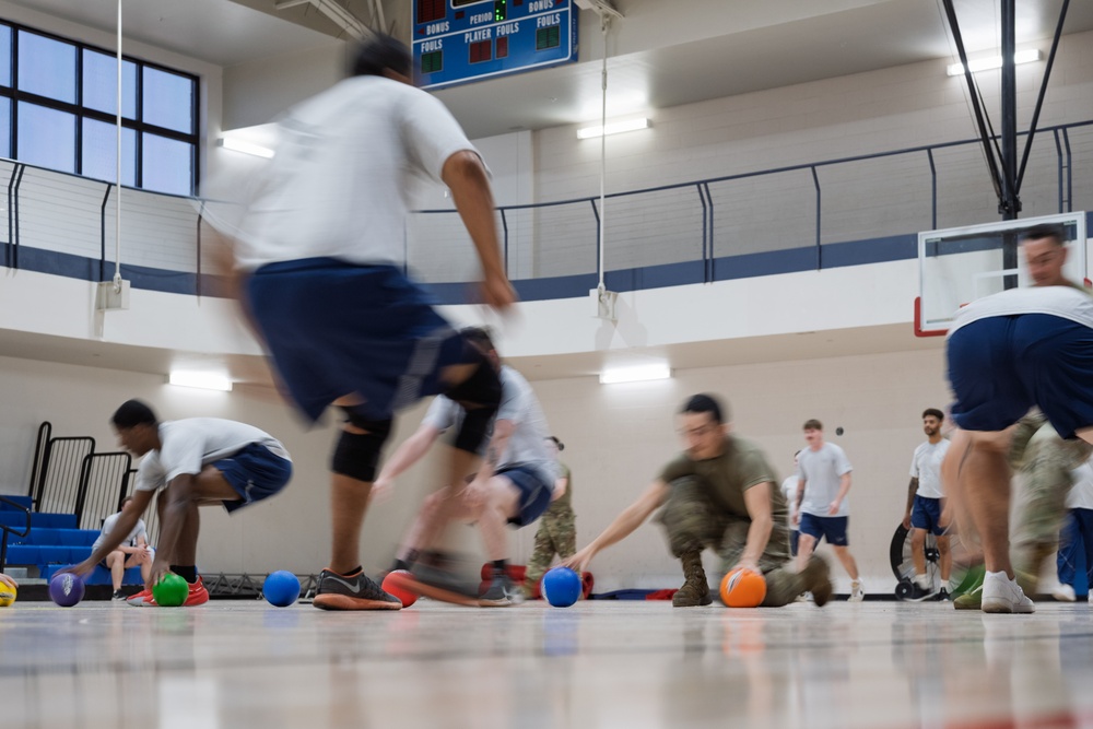 49th Maintenance Group hosts dodgeball tournament at Maintenance Games