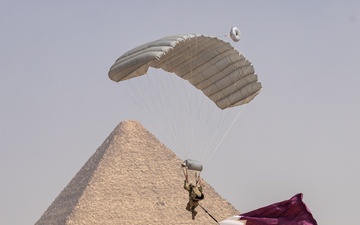 BRIGHT STAR 25: Military Free Fall over The Great Pyramids of Giza