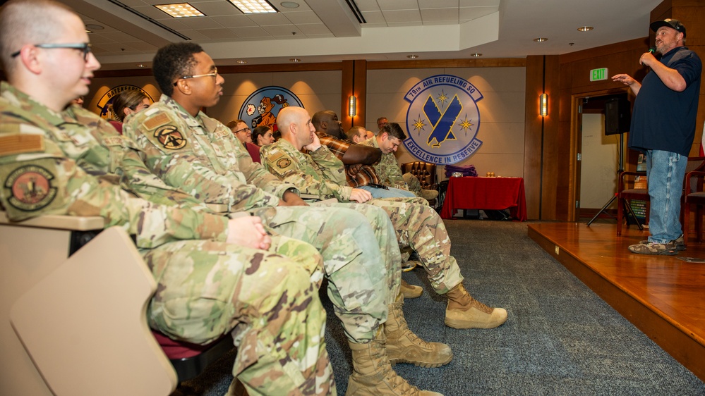 Travis brings ‘1 Degree of Separation’ program to base