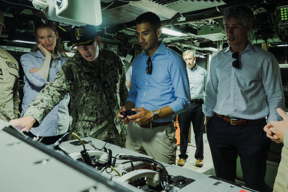 Mr. Adam Yost Visits USS Indiana (SSN 789)
