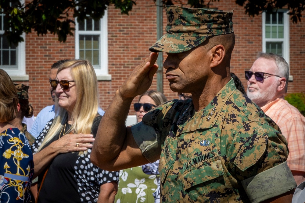 II Marine Expeditionary Force Chief of Protocol Retires after 27 years of service