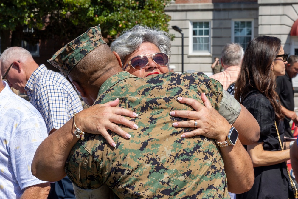 II Marine Expeditionary Force Chief of Protocol Retires after 27 years of service