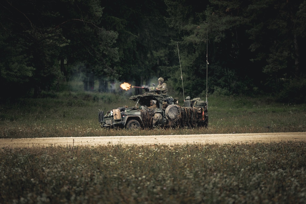 Saber Junction 25, 17th Light Armored BN