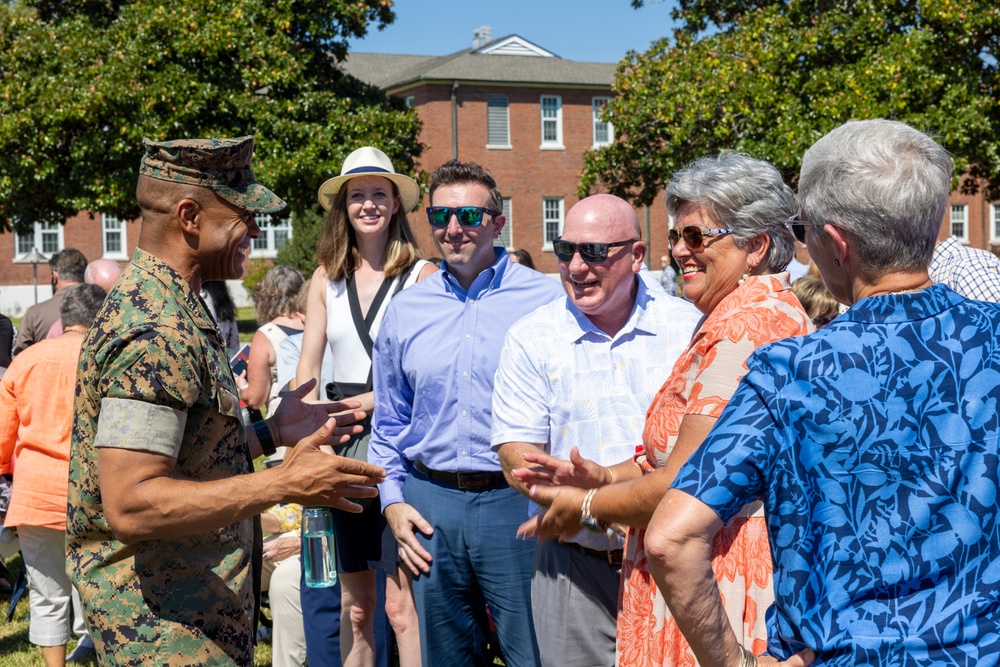 II Marine Expeditionary Force Chief of Protocol Retires after 27 years of service