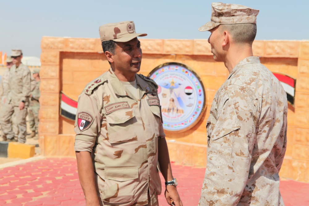U.S. Marine Officer Promoted in Alexandria During Bright Star 2025, Symbolizing U.S.-Egyptian Friendship