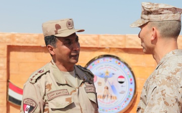 U.S. Marine Officer Promoted in Alexandria During Bright Star 2025, Symbolizing U.S.-Egyptian Friendship