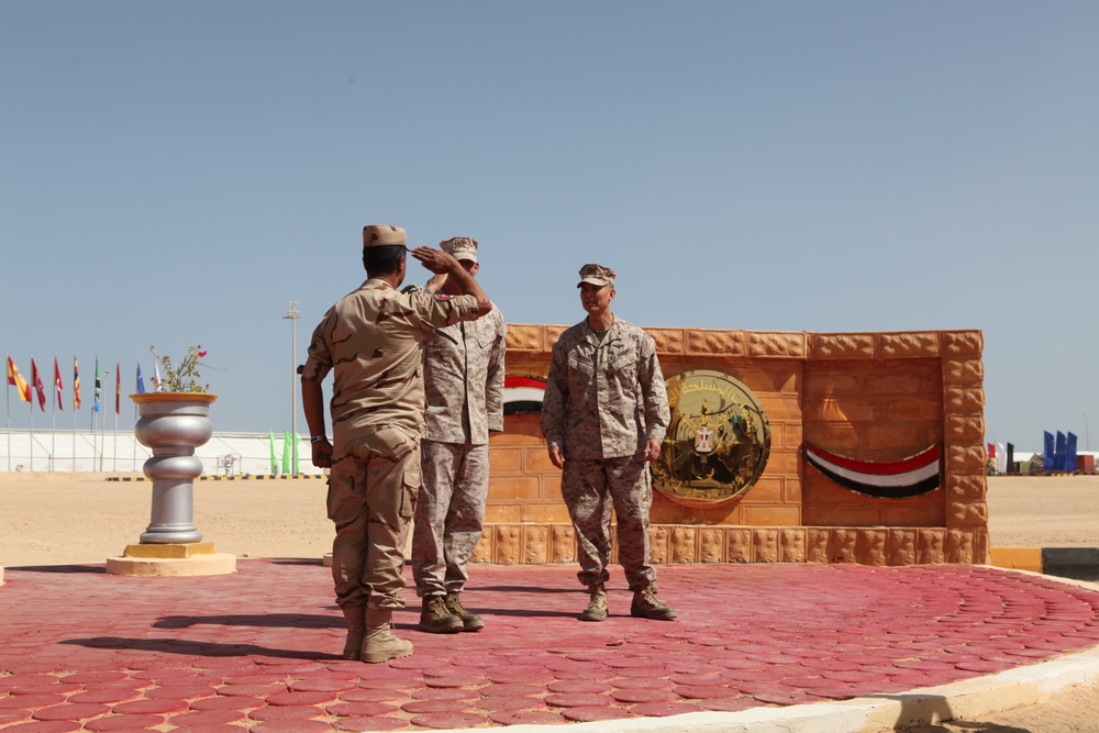 U.S. Marine Officer Promoted in Alexandria During Bright Star 2025, Symbolizing U.S.-Egyptian Friendship