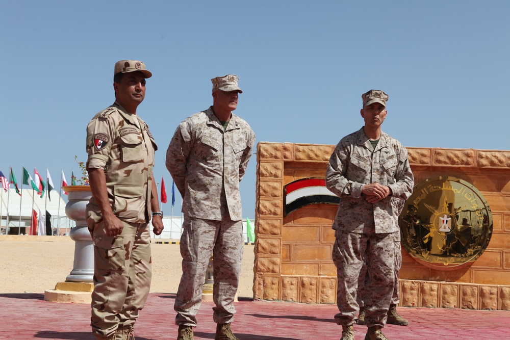 U.S. Marine Officer Promoted in Alexandria During Bright Star 2025, Symbolizing U.S.-Egyptian Friendship