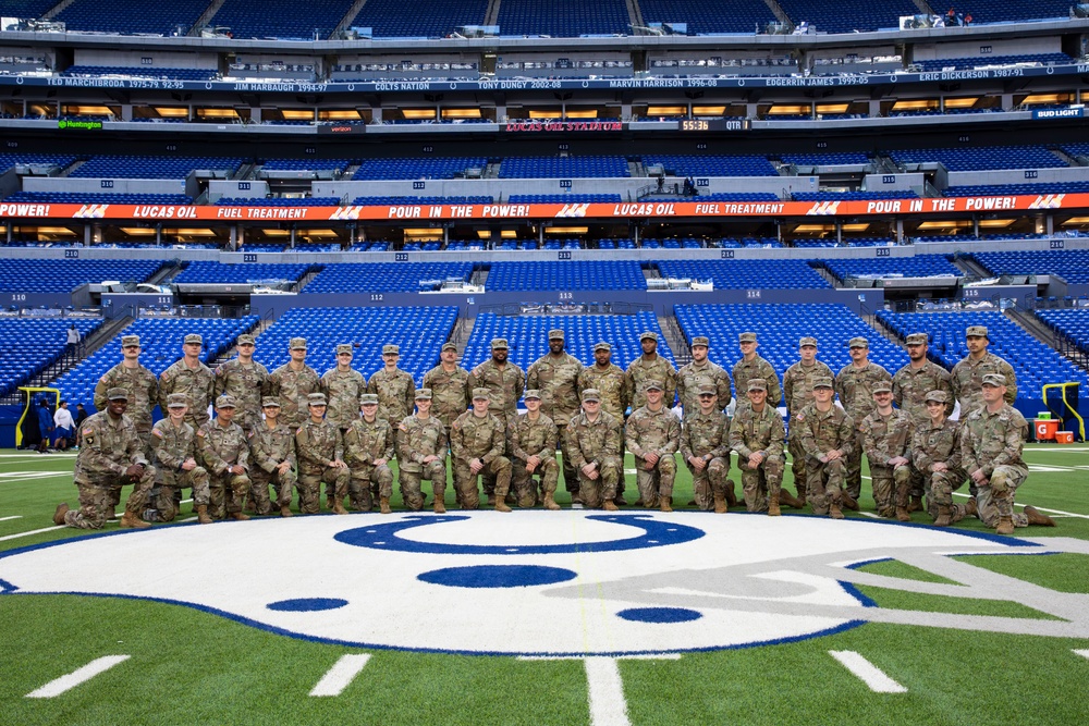 Indiana National Guard Supports the Indianapolis Colts' Pregame Ceremonies of their Season Home Opener Against the Miami Dolphins