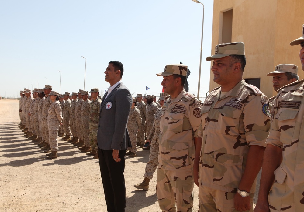 U.S. Marine Officer Promoted in Alexandria During Bright Star 2025, Symbolizing U.S.-Egyptian Friendship
