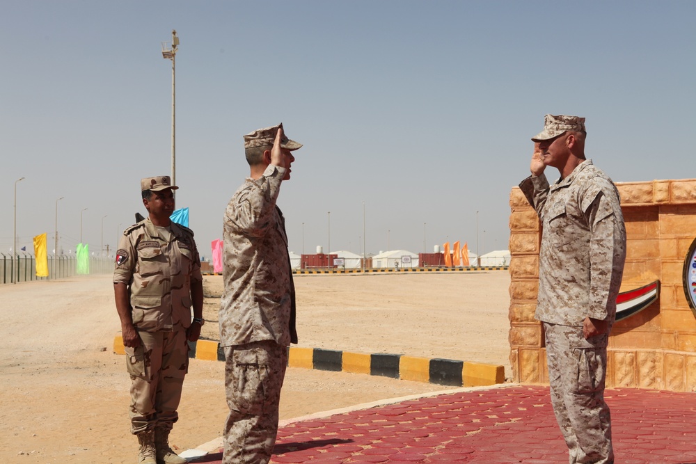 U.S. Marine Officer Promoted in Alexandria During Bright Star 2025, Symbolizing U.S.-Egyptian Friendship