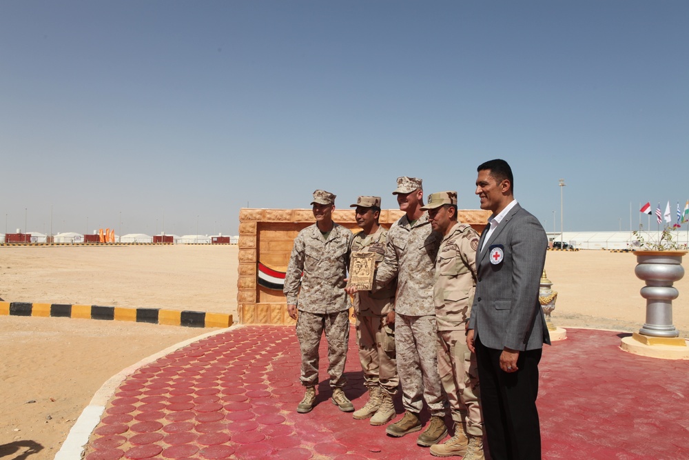 U.S. Marine Officer Promoted in Alexandria During Bright Star 2025, Symbolizing U.S.-Egyptian Friendship