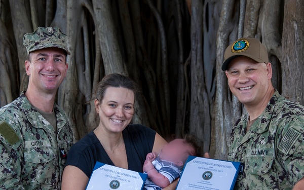 MU2 Caton's Family Receives Certificates of Appreciation