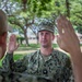 MU2 Caton Receives the Oath of Reenlistment