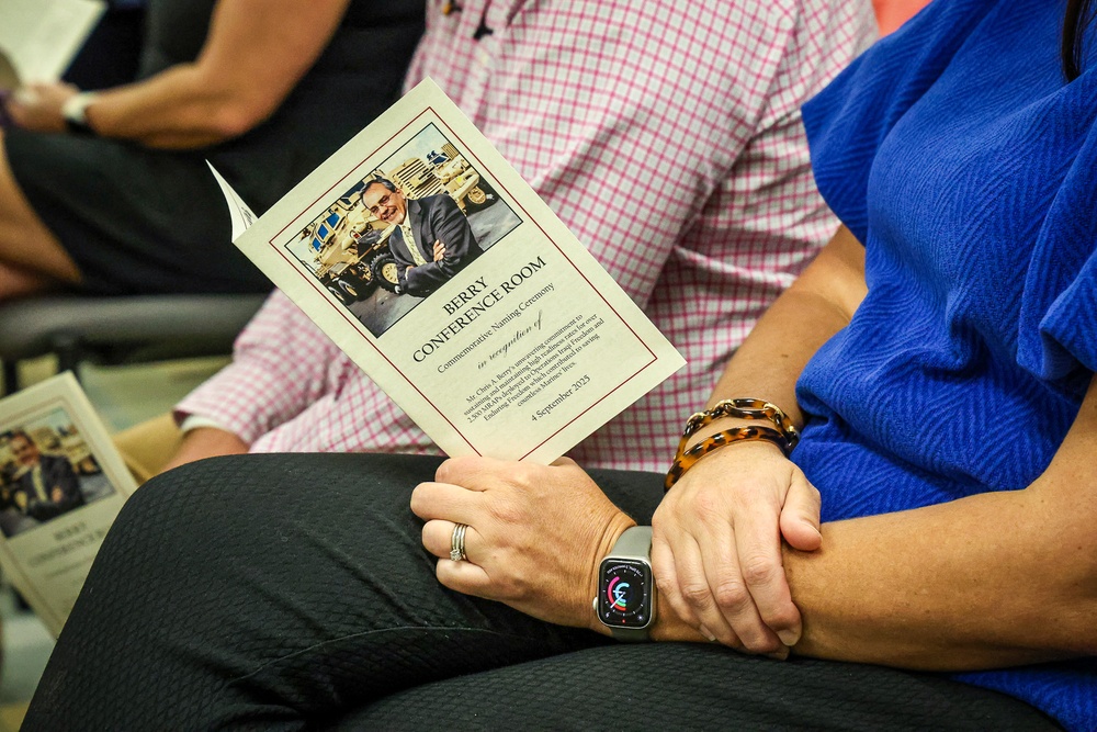 Marine Corps Logistics Command Honors Chris Berry with Dedication