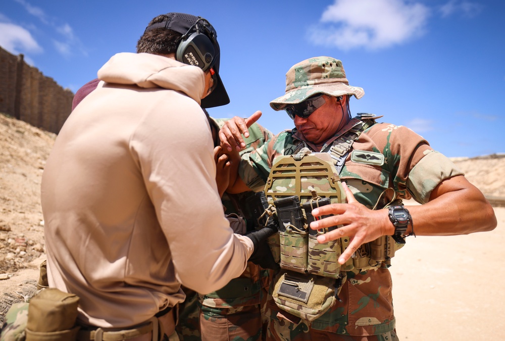 Marines with FASTCENT, partner nations service members participate in live-fire exercise during BRIGHT STAR 25