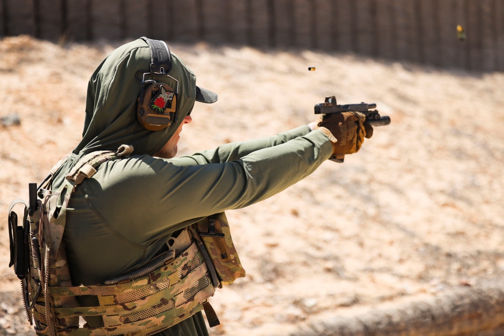 Marines with FASTCENT, partner nations service members participate in live-fire exercise during BRIGHT STAR 25