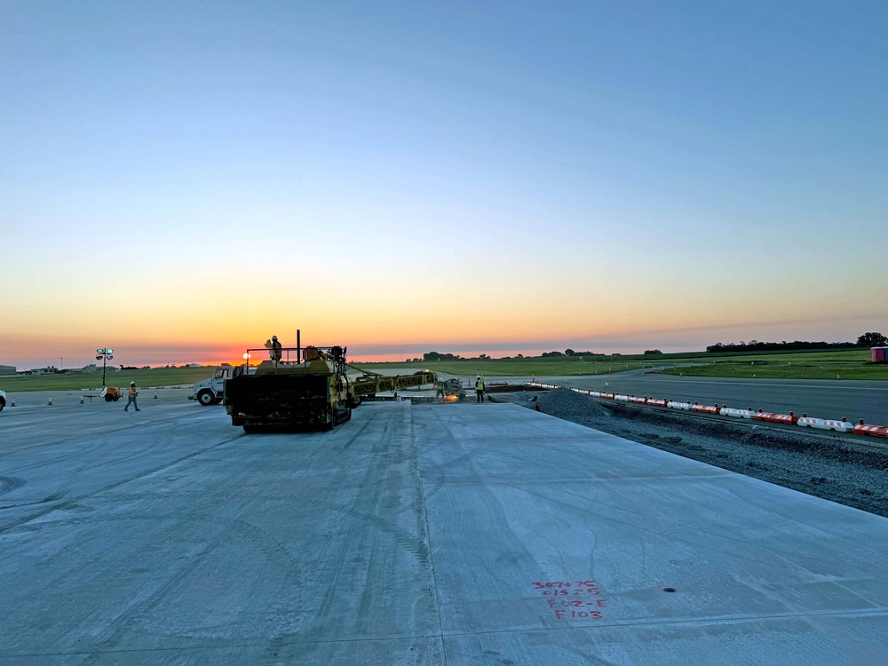 Airfield paving project continues at Vance Air Force Base