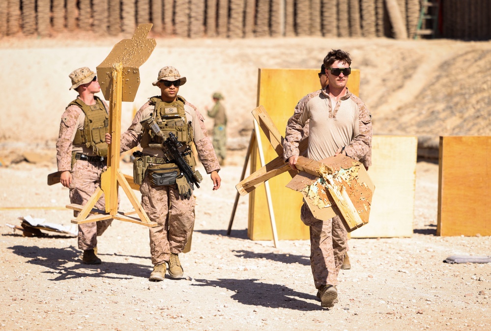 Marines with FASTCENT, Egyptian and Saudi special operations forces train during BRIGHT STAR 25