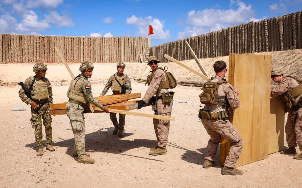 Marines with FASTCENT, Egyptian and Saudi special operations forces train during BRIGHT STAR 25