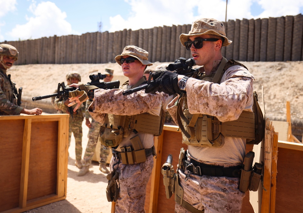 Marines with FASTCENT, Egyptian and Saudi special operations forces train during BRIGHT STAR 25