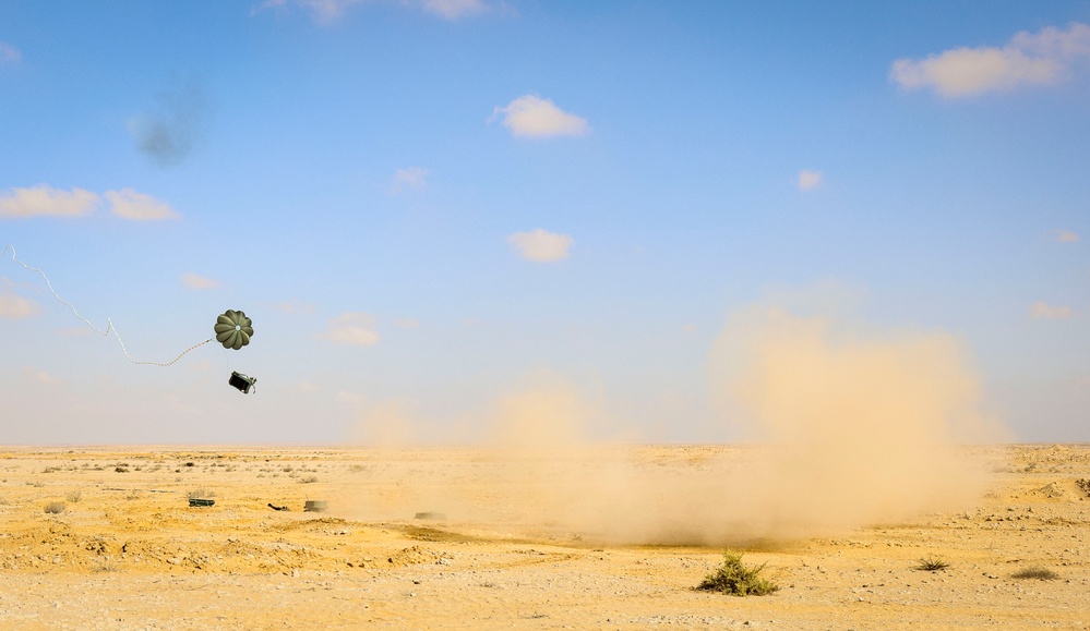 U.S. Marines with 4th Combat Engineer Battalion, 4th Marine Division and Egyptian Solders train at a demolition range for BRIGHT STAR 25