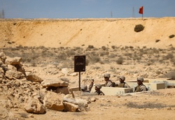U.S. Marines with 4th Combat Engineer Battalion, 4th Marine Division conduct pistol, grenade range during BRIGHT STAR 25 [Image 12 of 12]