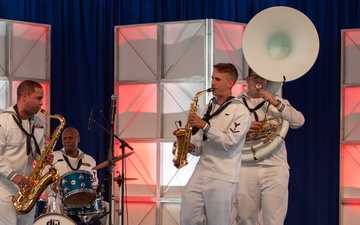 “Big Wave” Brass Band performs for WWII Veterans