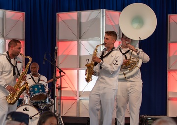 “Big Wave” Brass Band performs for WWII Veterans