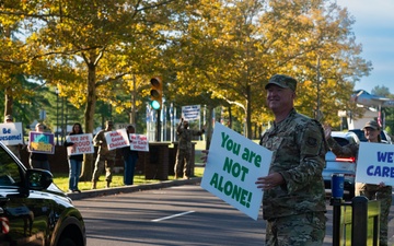 Raising awareness one step, sign at a time