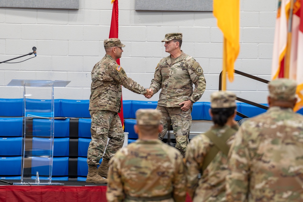 164th ADA conducts change of command ceremony