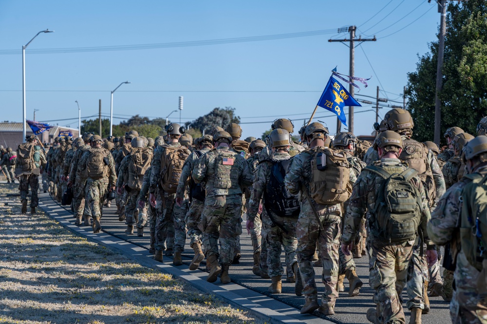 821st CRG Ruck March