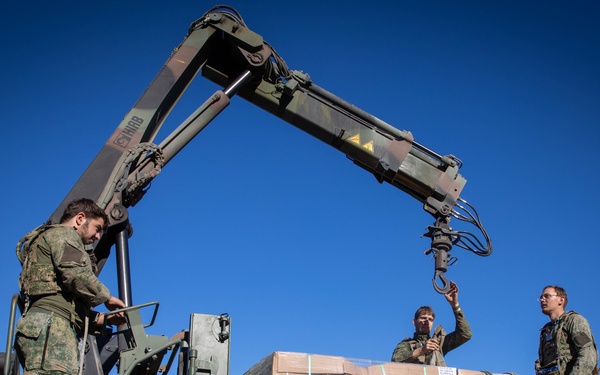 83rd CSSB Coordinates Resupply Missions During Saber Junction 2025