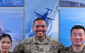 Mongolian Air Force personnel arrive at JBER for leadership training program