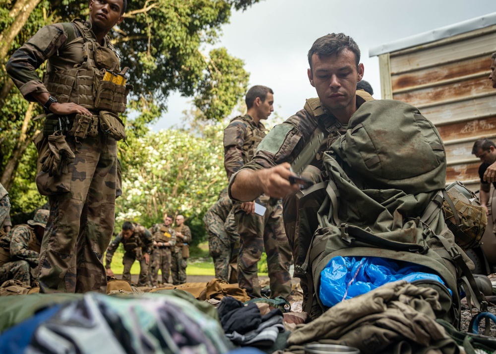 Exercise DELAYEN: 3rd ANGLICO Aito Course Introduction in Tahiti