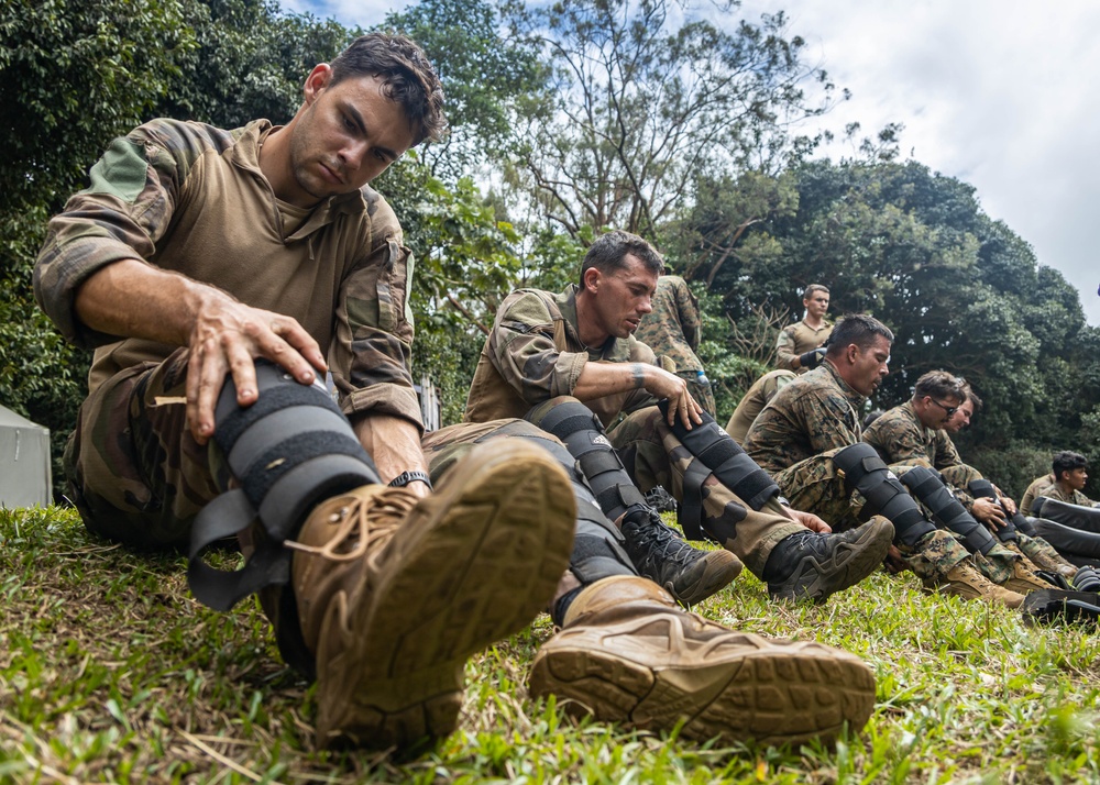 Exercise DELAYEN: 3rd ANGLICO Aito Course Introduction in Tahiti