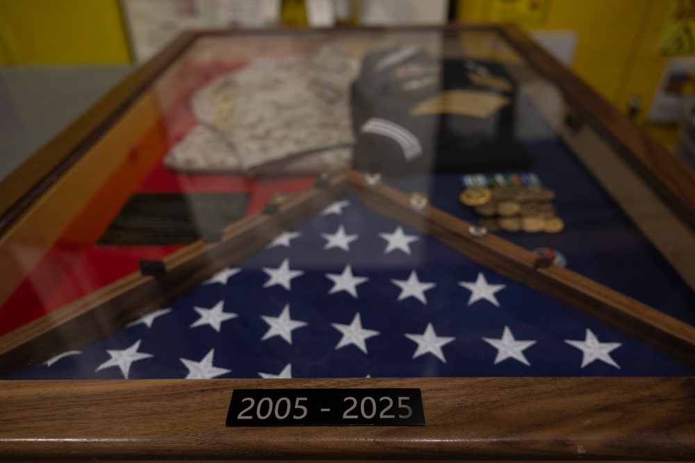 Petty Officer 1st Class Young retires after 20 years of service