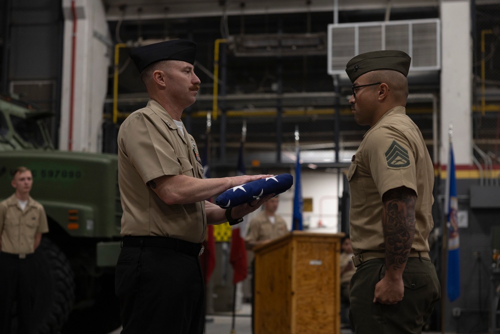 Petty Officer 1st Class Young retires after 20 years of service