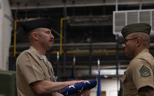 Petty Officer 1st Class Young retires after 20 years of service