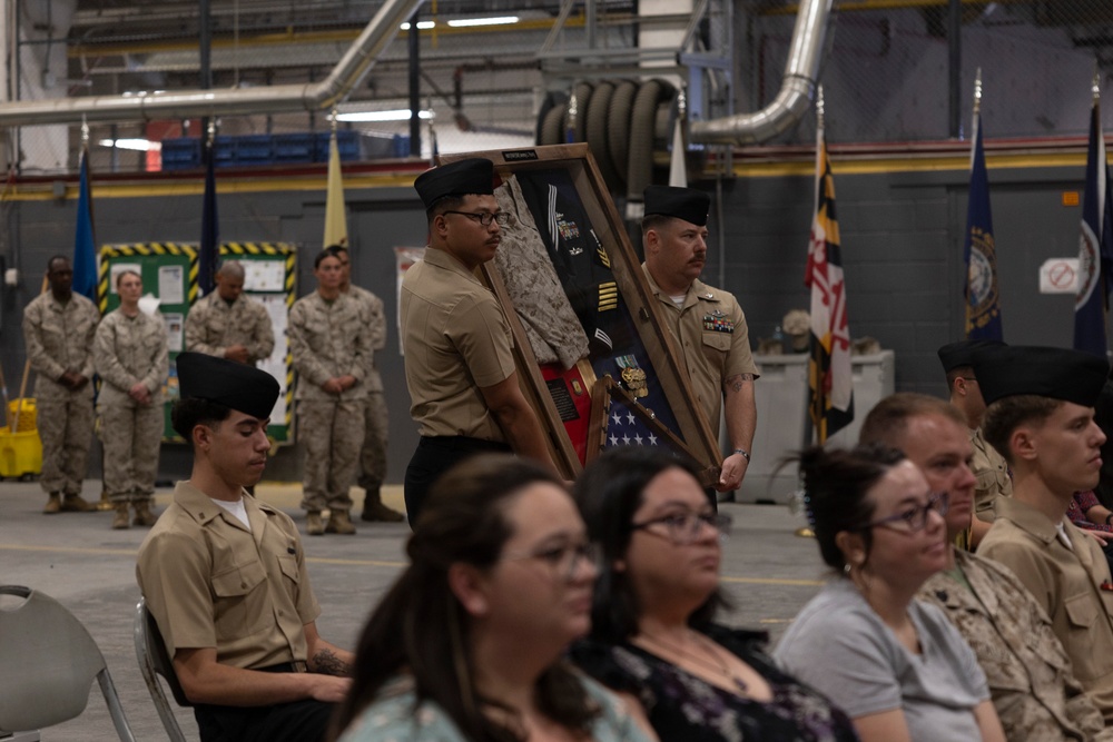 Petty Officer 1st Class Young retires after 20 years of service