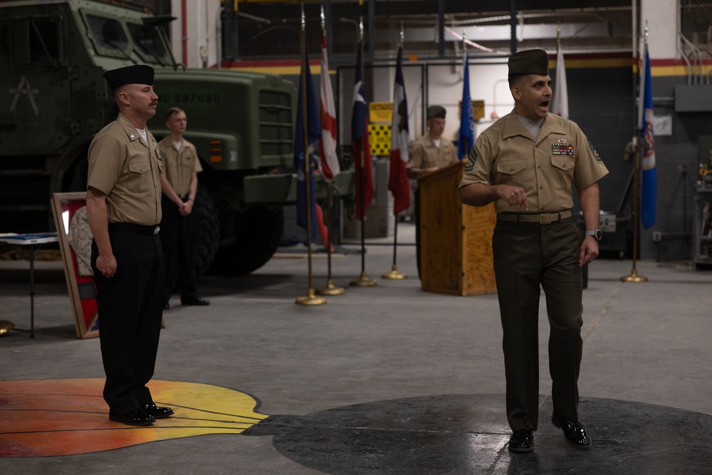 Petty Officer 1st Class Young retires after 20 years of service