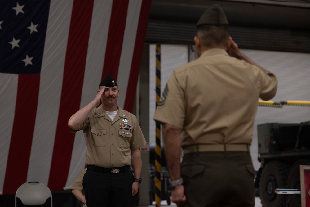 Petty Officer 1st Class Young retires after 20 years of service
